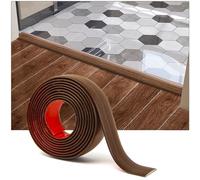 Art3d Banda de transición autoadhesiva de vinilo, Banda de umbral - Banda de separación de suelo laminado para unir espacios de suelo, transición de umbral de alfombra, 122x4 cm, Madera de cerezo