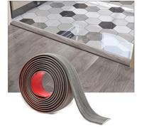 Art3d Banda de transición autoadhesiva de vinilo, Banda de umbral - Banda de separación de suelo laminado para unir espacios de suelo, transición de umbral de alfombra, 122x4 cm, Gris