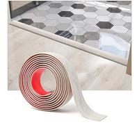 Art3d Banda de transición autoadhesiva de vinilo, Banda de umbral - Banda de separación de suelo laminado para unir espacios de suelo, transición de umbral de alfombra, 122x4 cm, Blanco lavado