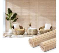 Art3d Panel Bambú Enrollable Carbonizado