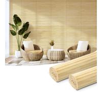 Art3d Panel Bambú Enrollable Crudo Natural
