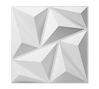 Art3d Paneles 3D Revestimiento Decorativo Blanco Mate