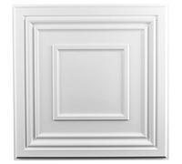 Art3d Paneles PVC para Pared y Techos, 61x61cm Paneles Decorativos 3D de Pared y Techos, Paneles Decorativos para Techos (12 Piezas)