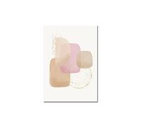 Arte abstracto formas de acuarela círculos cuadro sobre lienzo for pared carteles e impresiones cuadros de pared for decoración de sala de estar (Color : 3, Size : 40x50cm no frame)
