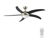 Arte confort Ventilador de techo Tahiti (Negro, 132 cm, 65 W) + Garantía BAUHAUS 5 años para equipos eléctricos y motorizados