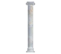 Arte decorativo de pared 3D de columna romana para sala de estar y cafetería, pegatinas de PVC extraíbles, fácil de usar, 11 8 x 94 5 pulgadas (LMZ-003)