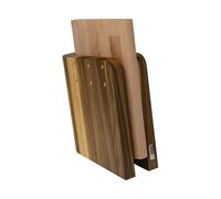 Arte legno 86/wl - bloque de cuchillos y tabla de cortar, madera de ha