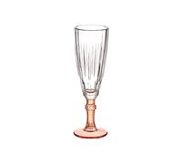 Arte Regal Set 6 Copas Cava Color Salmón 170 ml 6,5 x 6,5 x 20 cm