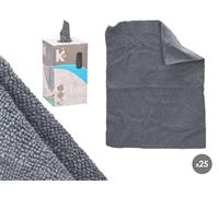 Arte Regal Set de 12 Paños de Microfibra Gris 30x23cm