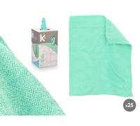 ARTE REGAL Set de 12 Paños de Microfibra Verde Menta 30x23cm