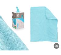 Arte Regal Set de 25 Paños de Microfibra Azul 30x23cm