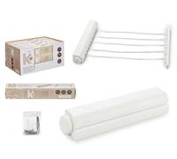 Arte Regal Tendedero Extensible de 5 Cuerdas Blanco