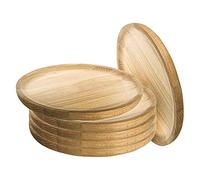Artema - Pack de 6 Platos de Madera Especial para Pulpo, de 29,9 cm de diámetro, para el hogar o hostelería. Set de 6 recipientes para Servir Comida, para Carnes, Embutidos, quesos...