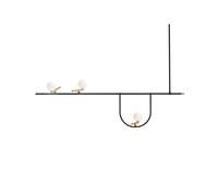 Artemide Lámpara de techo Yanzi S1 latón negro