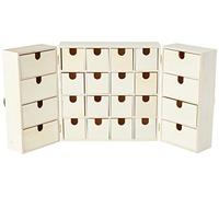 Artemio 14002225 Calendario de adviento con boquillas triptique Madera 55 x 6,5 x 28 cm