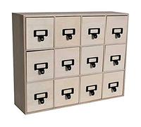 Artemio 14002740 CAJONERA Madera 41,5x11x32,5 CM, 41.5 x 11 x 32.5 cm
