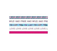 Artemio SET MASKING TAPE FLOWER POWER 5x15 MM x5 METROS