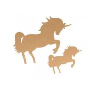 Artemio SILUETA MDF UNICORNIO RAINBOW 25 CM