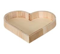Artemio VIPPC Bandeja en Forma de Corazón, Madera, Beige, 21 x 3,5 x 22 cm