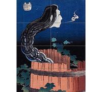 Artery8 Mansion Of Plates C1832 Katsushika Hokusai XL Giant Panel Poster (8 Sections) Plato Póster