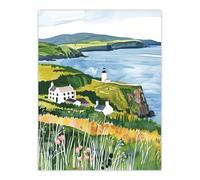 Artery8 Mull of Kintyre Lighthouse Coastal Scotland Living Room Large Wall Art Poster Print Thick Paper 18X24 Inch