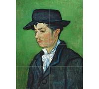 Artery8 Vincent Van Gogh Portrait Of Armand Roulin XL Giant Panel Poster (8 Sections) Retrato Póster