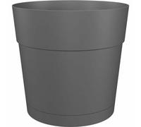 Artevasi Capri - Maceta Ancha para Reserva de Agua, Maceta de plástico, Antracita, 30 cm