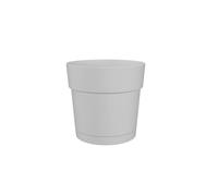 Artevasi Capri - Maceta Ancha, Reserva de Agua, Maceta de plástico, Color Blanco, 40 cm