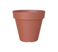 Artevasi Maceta Capri, Maceta Redonda en plástico, 40 cm, Couleur: Terre Cuite