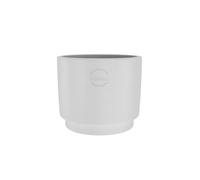 Artevasi Maceta Echo de 17 cm, Color Blanco, cerámica, 16,5 cm