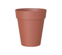 Artevasi Maceta Redonda de plástico Capri High, 46 cm, Color: Terracota
