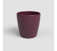 Artevasi Thalia - Maceta de cerámica para orquídeas, 14 cm de diámetro, Color Burdeos