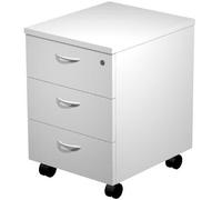 Artexport Cajonera Presto 3 Cajones con Ruedas y Cerradura Gris