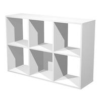 Artexport Estantería 6 Cubos Home Office Blanco