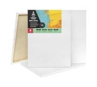 Arteza 18 x 24 lienzo, 100% algodón (Pack de 4)