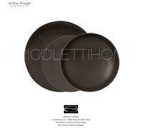 Conjunto Sambonet, 12 piezas, línea Arthur Krupp Stonew, color Onyx, referencia 67381-A2, código de barras 8014808499890