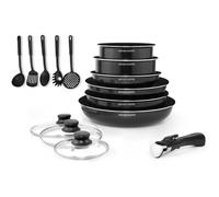 Arthur Martin Batería de cocina extraíble 15 piezas 16-26 CM
