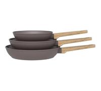 Arthur Martin Juego de 3 sartenes Ø 20-24-28 cm Color topo