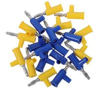 Artibetter 20 Piezas Conector Banana Tipo Pistola de 4mm Mecanismo Seguro y Cuerpo de Aluminio para Proyectos Electrónicos DIY y Experimentos de Laboratorio