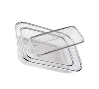 Artibetter 3 Piezas Cesta de Acero Inoxidable para Cubiertos de Cocina