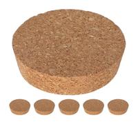 Artibetter 6 Tapones de Corcho Reutilizables para Jarrones Hidropónicos de Vidrio Diseño Único y Sellado Hermético para Oficina y Bodas