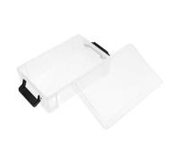 Artibetter Caja De Almacenamiento para Lápices De Plástico Transparente Caja Apilable con Tapa para Guardar Bolígrafos De Gel Lápices Gomas y Otros Artículos De Oficina