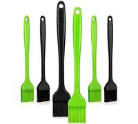 Artibetter Cepillo de de Cocina de Silicona y Barbacoa 6 Pinceles para Repostería Diseño Ergonómico y Mango Largo Fácil de Almacenar para Alimentos Parrilla