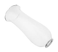 Artibetter Chimenea de Lámpara de Queroseno de Vidrio Soplado a Mano Retro | Vidrio Transparente Grueso, Diseño Abierto sin Base, Iluminación Estable y Protección de Llama, para Mesas