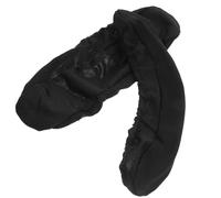Artibetter Cubierta Protectora Par de Fundas para Reposabrazos Funda Elástica de Poliéster Negro Cómodas y Resistentes de Silla de Oficina y Gaming para Brazos