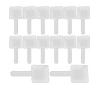 Artibetter Cuchara Medidora para Polvo de Lavadora Reutilizable de Plástico Blanco Mango Ergonómico 15g 20 Piezas para Uso Doméstico en Lavandería