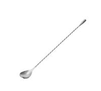 Artibetter Cuchara Mezcladora Mango Largo de Acero Inoxidable 304 Multipropósito y Fácil de Lavar Adecuado para Café y Jugos en Hotel o Cafetería