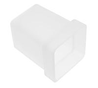 Artibetter Escobillero de Cerámica Cuadrado Diseño Esmerilado Único, Soporte Antideslizante para Escobilla de Baño, Adecuado para Uso en Baño y Lugares Públicos