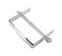 Artibetter Estante de Acero Inoxidable Adecuado para Actividades de Barbacoa al Aire Libre Resistente al Calor, Fácil de Limpiar y Ensamblar para Barbacoa Portátil