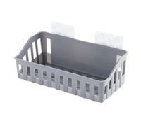 Artibetter Estante de Baño de Pared sin Taladro en Plástico ABS | Reubicable sin Marcas, Superficie Lisa y Limpia, para Frascos, Tubos y Espacios Reducidos
